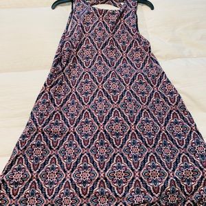 Multi colored sleeveless dress